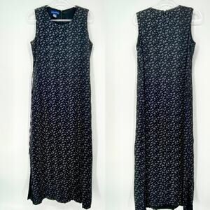 CHARTER CLUB Womens Dress Black Sleeveless Lined Maxi Dress Women's Sz 14